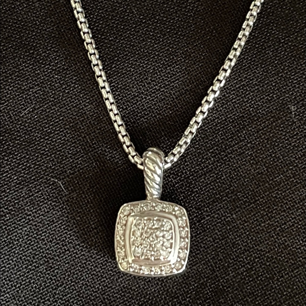 David Yurman Petite Albion® Pendant Necklace with Pavé Diamonds